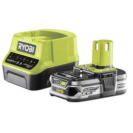 Ryobi One+ Cargador y Batería de Litio RC18120-125 18V 2,0Ah